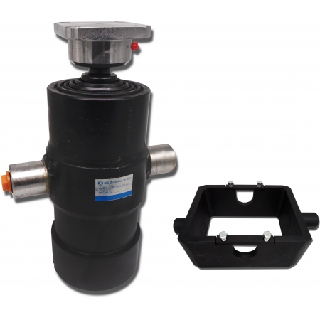 SIŁOWNIK HYDRAULICZNY TELESKOPOWY ST-5 SKOK 875mm + KOŁYSKA ST-5 875